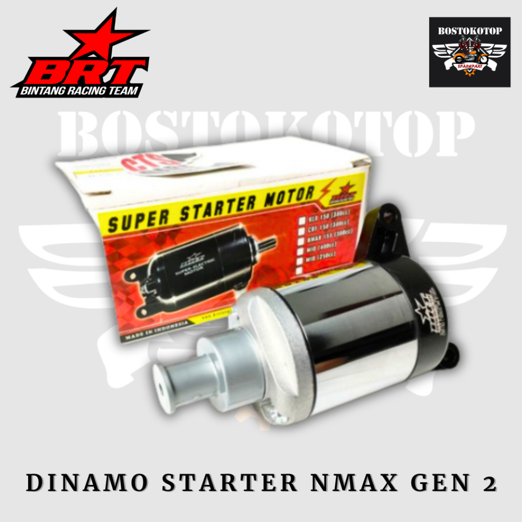 Jual Brt Bintang Racing Team Electric Dinamo Motor Starter Nmax Gen Mio J Bore Up Cc Free