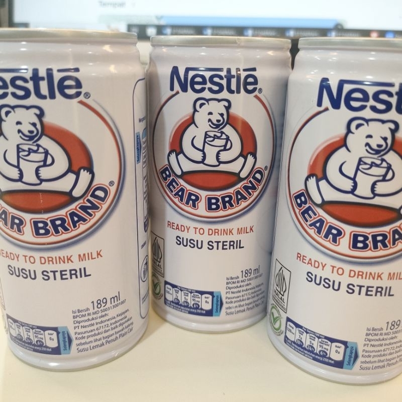 Jual NESTLE BEAR BRAND SUSU BERUANG 189ML | Shopee Indonesia