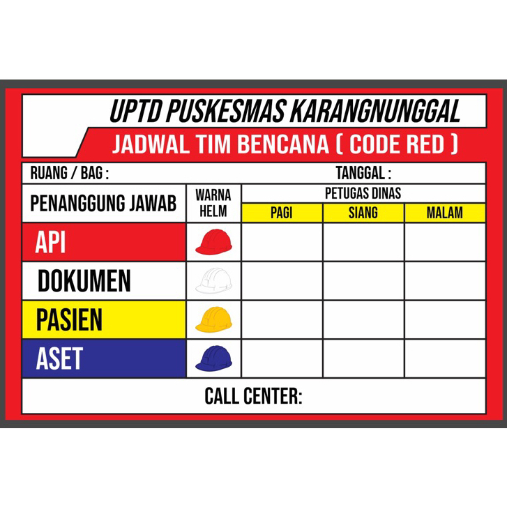 Jual Papan Code Red Akrilik Siap Pakai Papan Code Red Surabaya Custom ...