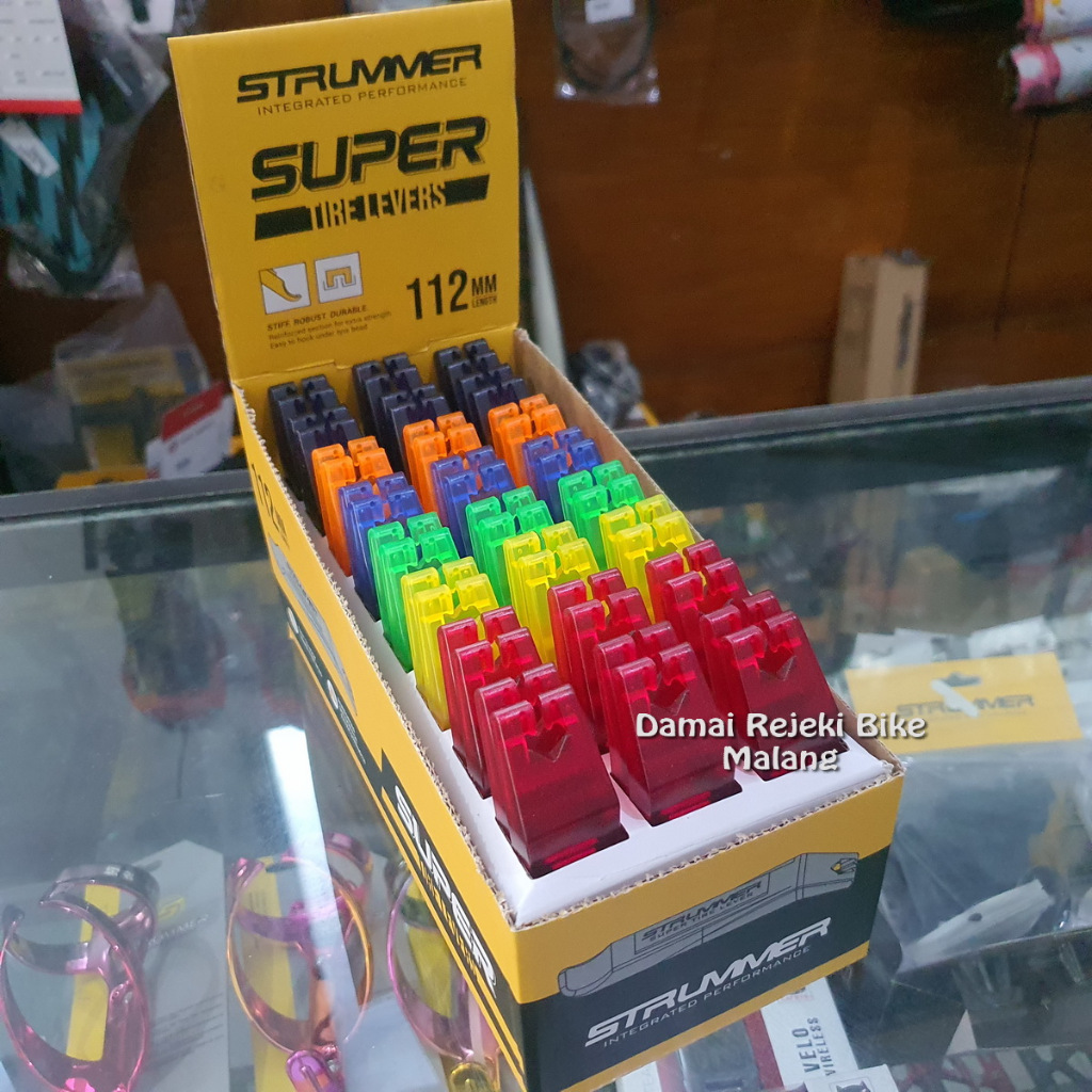 Jual Cukit ban sepeda Strummer Super Tire Lever 112mm | Shopee Indonesia