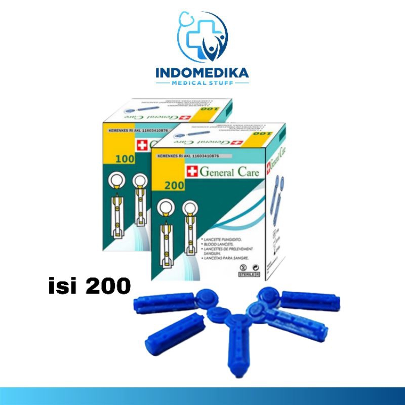 Jual Blood Lancet / Jarum Lancet 200 pcs/ Jarum test darah / Jarum ...