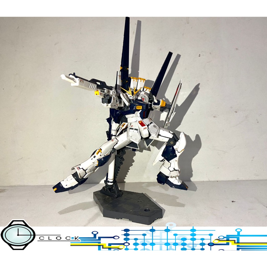 Bandai – GUNDAM DECAL 125 RG 1/144 – Autocollants à Glissière D’eau – Pour Nu-GUNDAM – Décalcomanies De Précision – Niveau Avancé