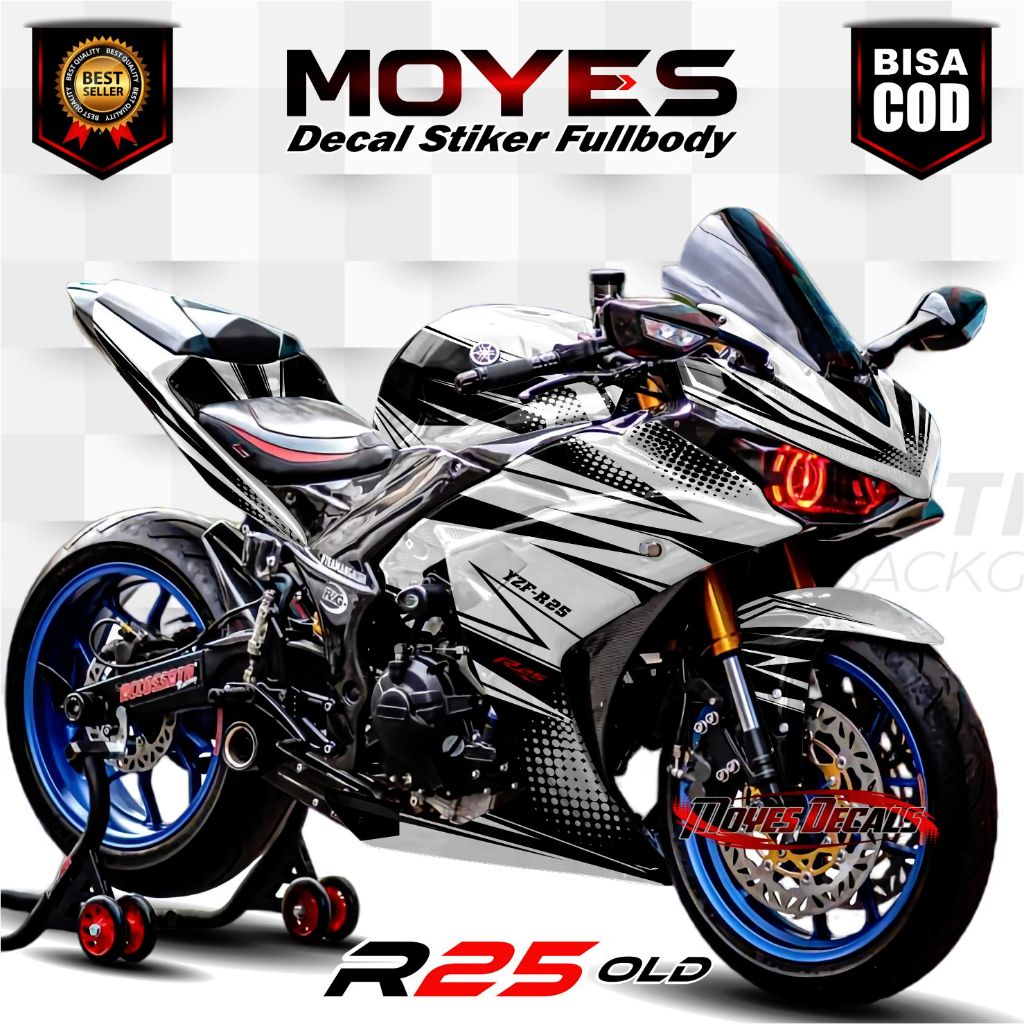 Jual Stiker Fullbody Decal R25 Design Custom Balap | Shopee Indonesia