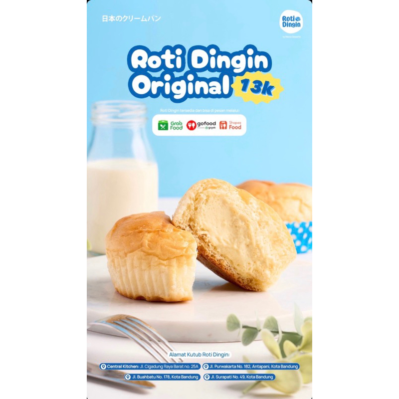 Jual Roti Dingin - Original (Milky) | Shopee Indonesia