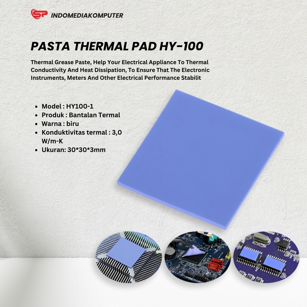 Image showcasing Jual PASTA THERMAL PAD HY-100 | Shopee Indonesia