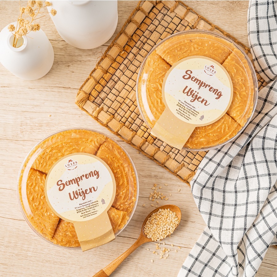 Jual Semprong Mini Wijen / Loves Semprong Mini rasa Wijen Kue Kering ...