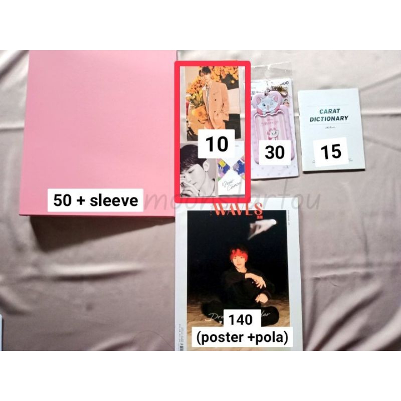 Jual binder A4 9p, cahol marie daiso, carat dictionary, waves magazine