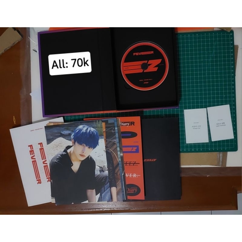 Jual ATEEZ FEVER PART.1 ALBUM UNSEALED SET YEOSANG JONGHO PC | Shopee ...