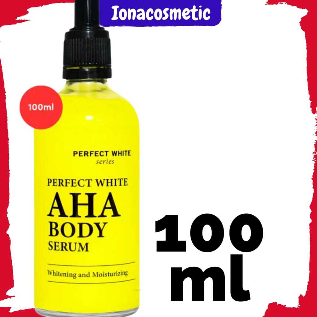 Jual PERFECT WHITE AHA Body Serum Whitening and Moisturizing 100ML ...