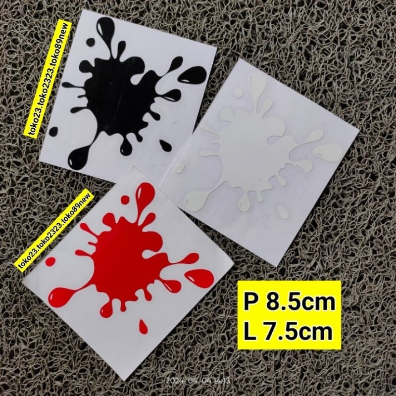 Jual stiker cutting motor gambar crot bercak | Shopee Indonesia