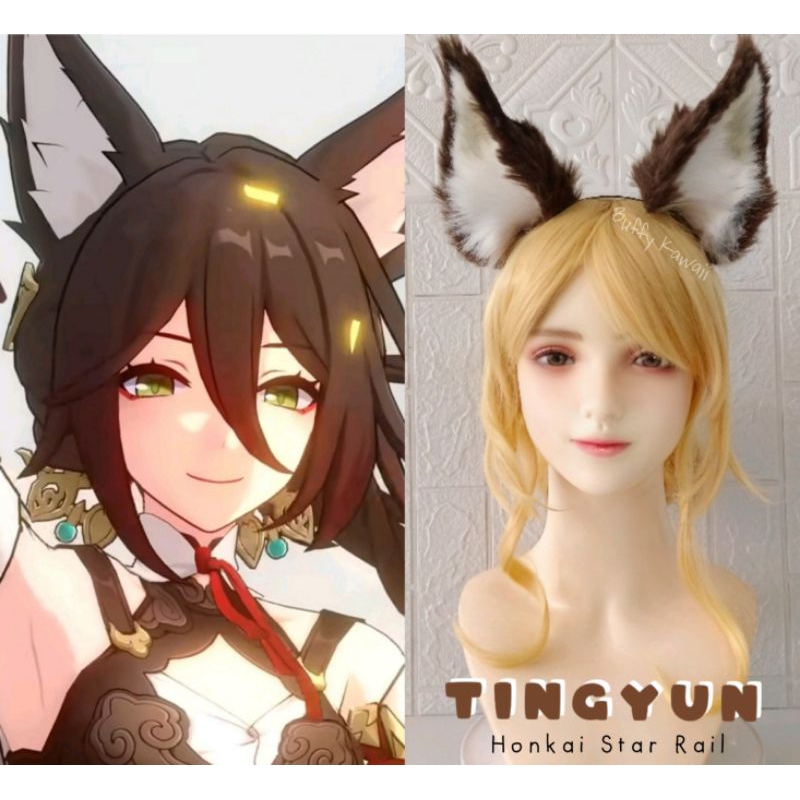Jual Tingyun HSR Honkai Star Rail Accessories Cosplay game nekomimi ...