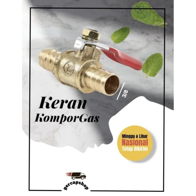 Jual Ball Valve Pipa Gas Spot Kompor Gas Lpg | Kran On off | Keran ...