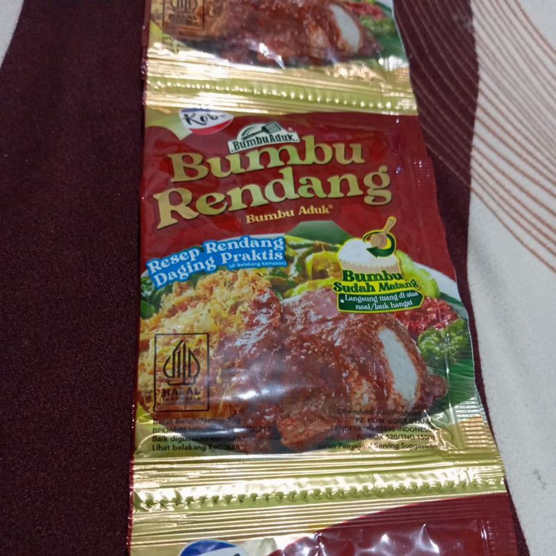 Jual KOBE BUMBU ADUK RENDANG eceran 1'S | Shopee Indonesia