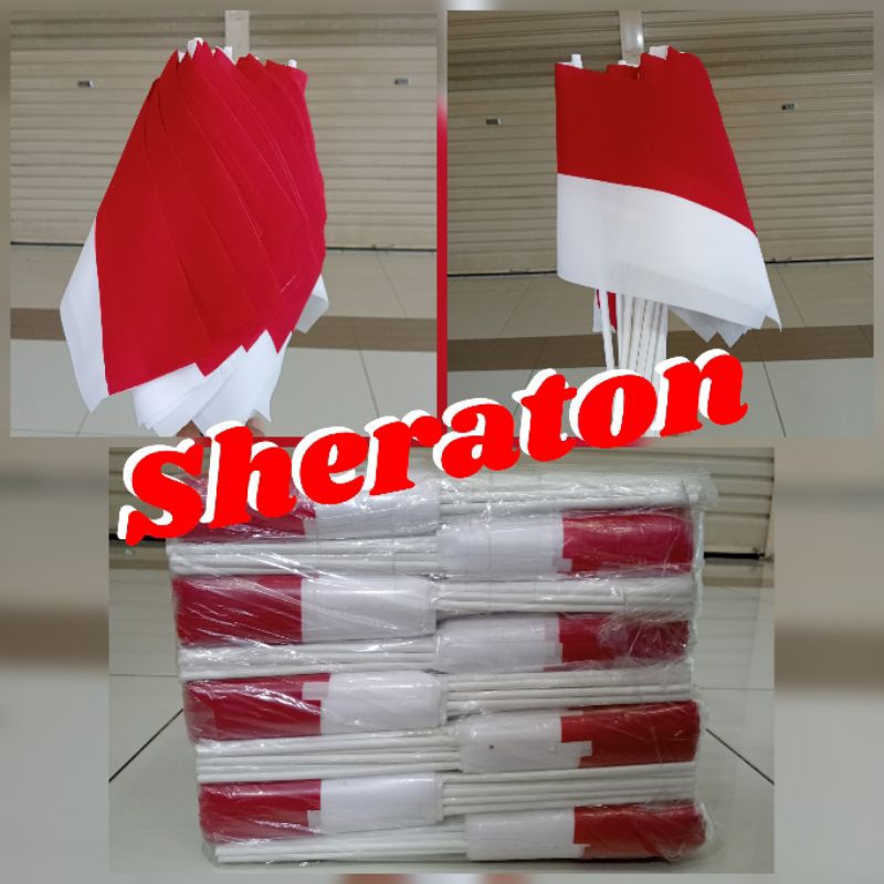 Jual bendera stik bendera merah putih tangan bendera sedotan | Shopee ...