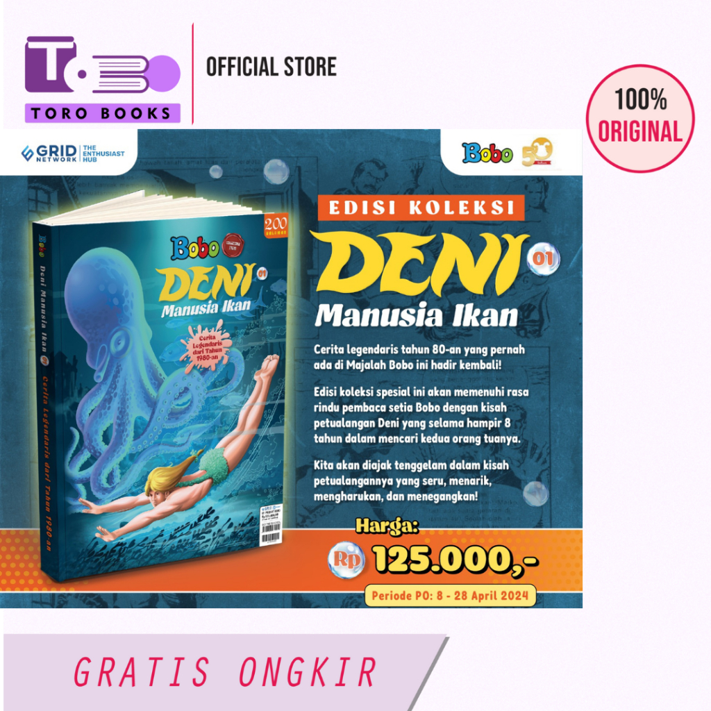 Jual MAJALAH BOBO DENI MANUSIA IKAN VOL.1 PRE ORDER | Shopee Indonesia