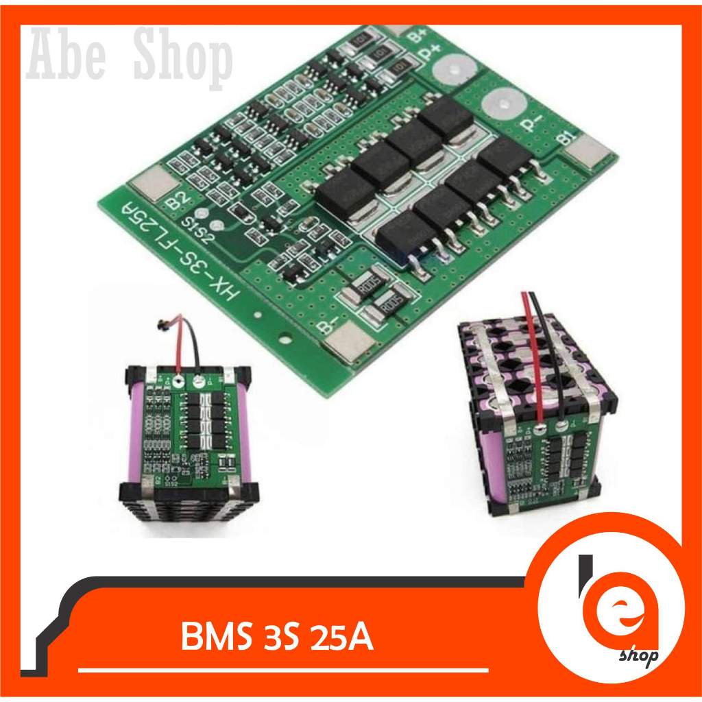 3S 60A Lithium-Batterie-Ladeschutzplatine mit verbessertem Balance-BMS 18650 PCB & PCBA für Bohrmotoren