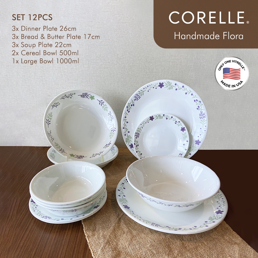26cm Corelle Round Plates Buy Corelle White Vitrelle Glass Dinner