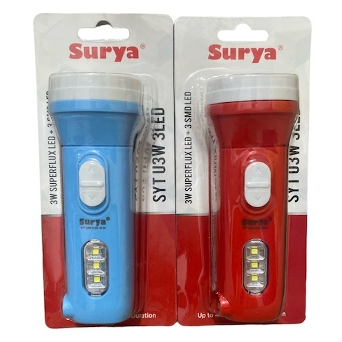 Jual Surya Senter Tangan LED SYT U3W 3 LED Bisa Di Charger | Shopee ...