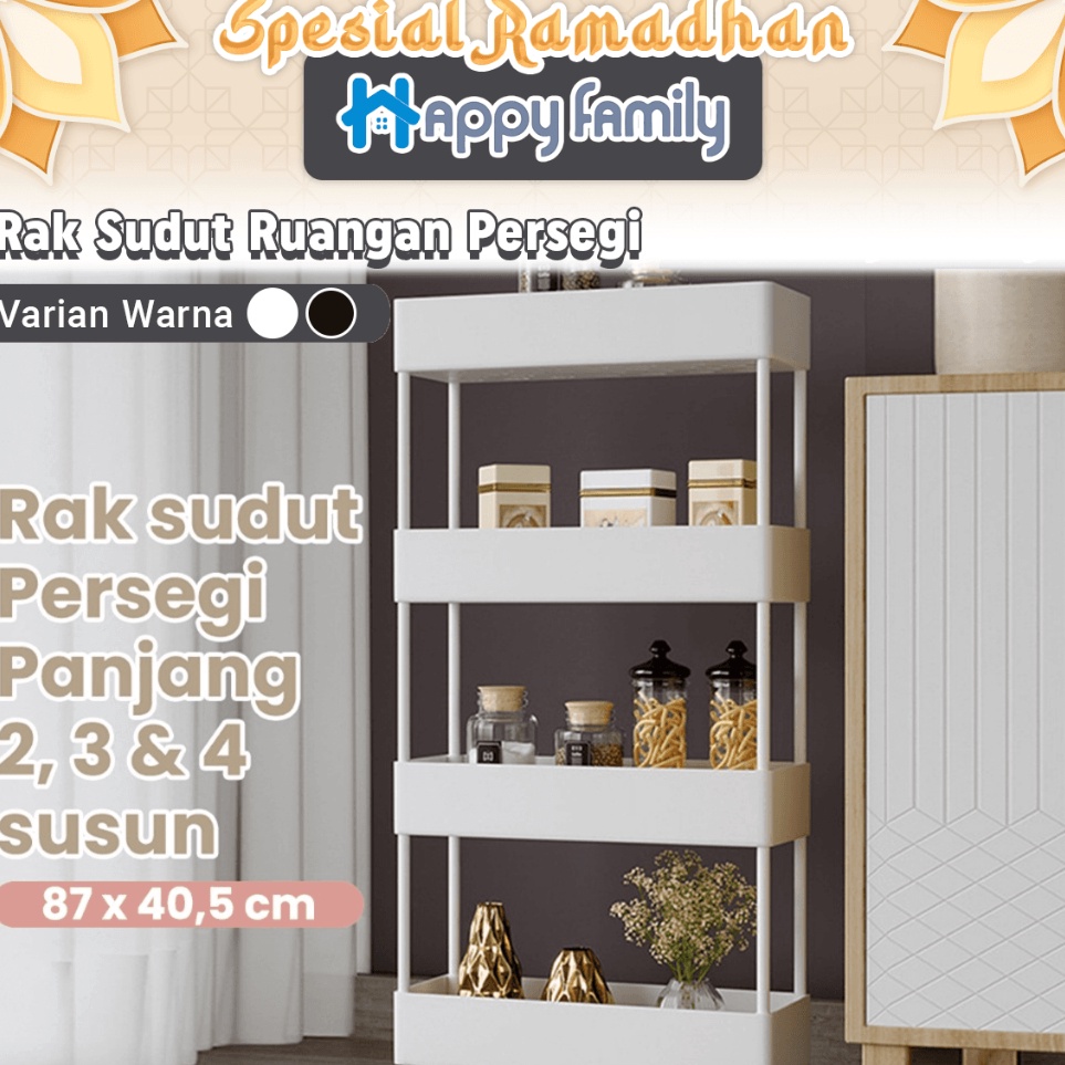 Jual Pb Happy Family Minimalis Rak troli square Rak Susun Serbaguna 234 ...