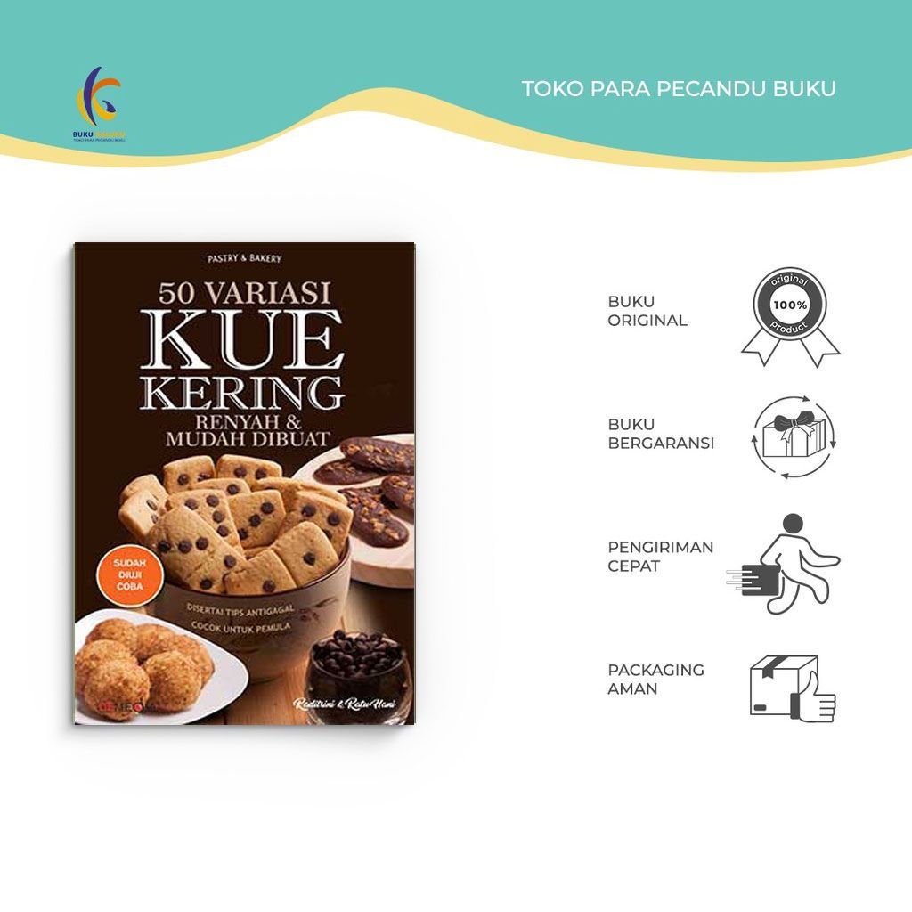 Jual Buku Resep Kue - Pastry & Bakery : 50 Variasi Kue Kering Renyah ...