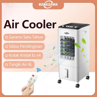 KANAZAWA Air Cooler Portable - 6L Tangki Air 3 Kecepatan & Remote Control (Hemat Listrik 60W)