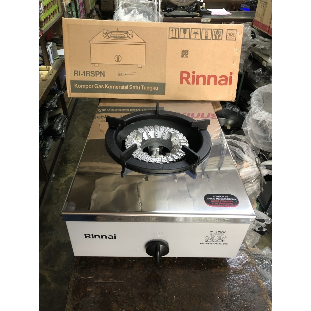 Jual Kompor Gas Merk Rinnai Satu Tungku Model RI 1 RSPN Shopee Indonesia