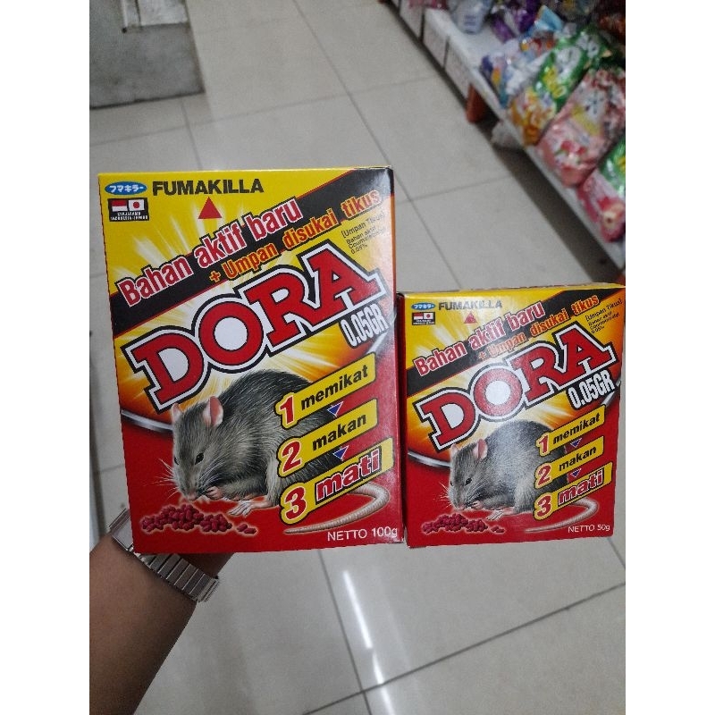 Jual Dora racun tikus 0.05gr | Shopee Indonesia