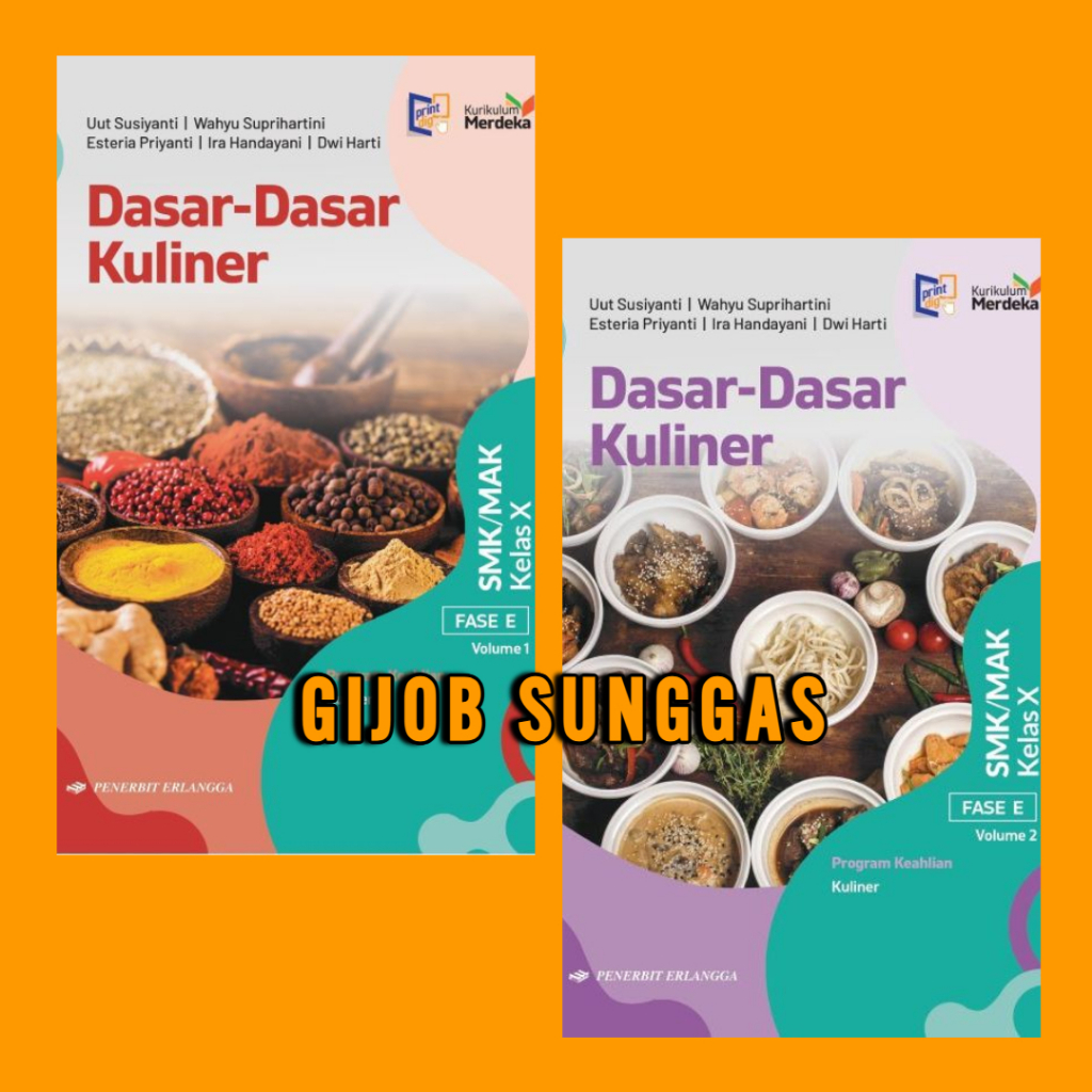 Jual Dasar Dasar Kuliner Smk Kelas 10 Vol 1 2 Kurikulum Merdeka Shopee Indonesia 6554