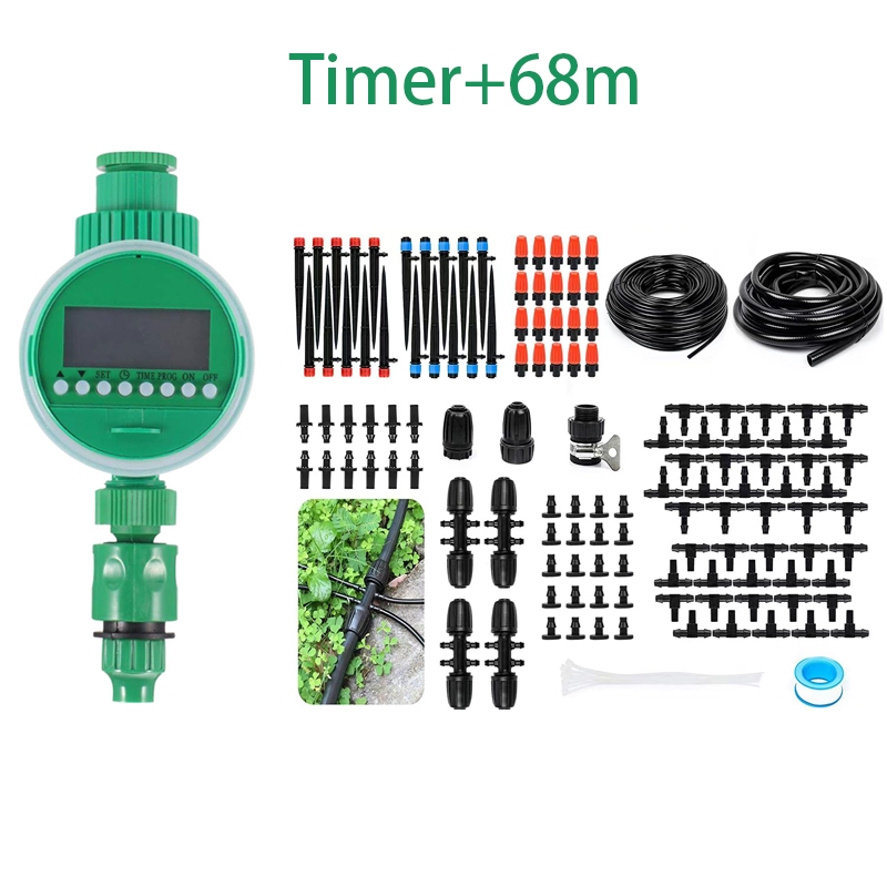 Jual 15/30/68m Peralatan Set Irigasi Air Taman Garden Watering Kit ...