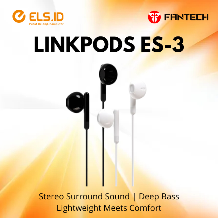 Jual Fantech ES-3 LinkPODS Earphone Wired Earbuds | Shopee Indonesia