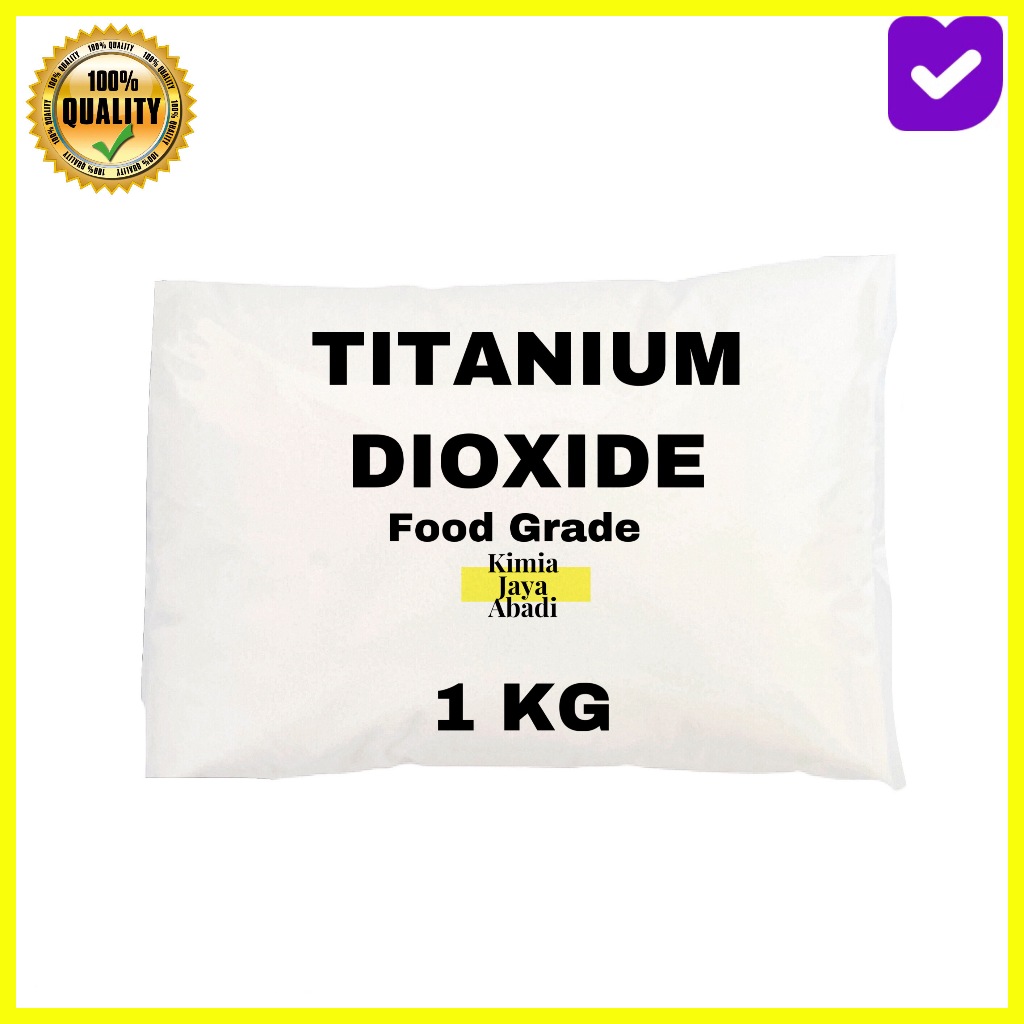 Jual Titanium Dioxide / Titan / Tio2 / Opaque White FOOD GRADE 1 KG ...