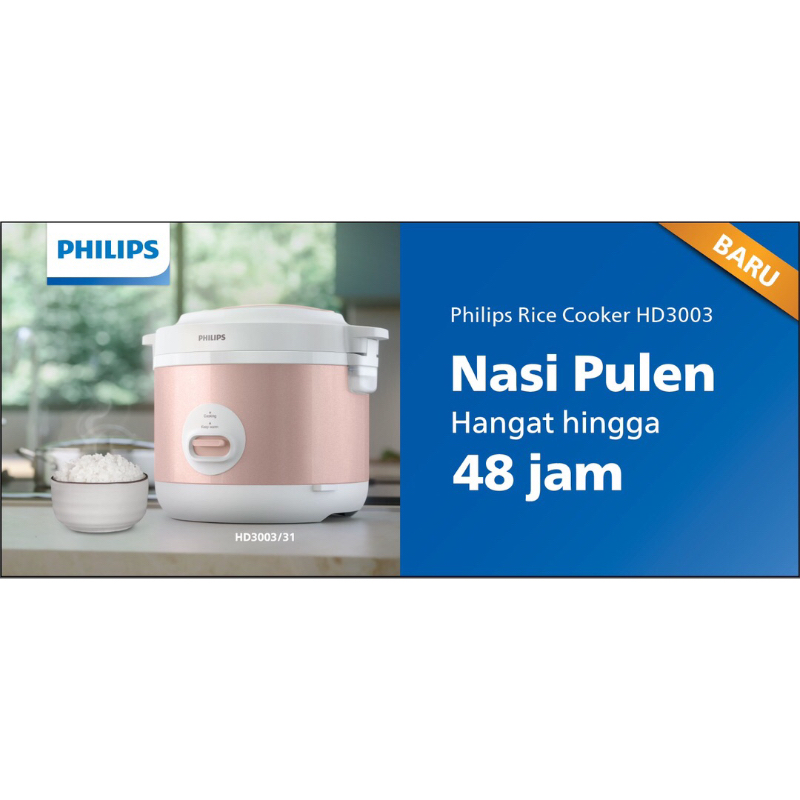Jual Magic Com Rice Cooker Philips 3 in 1 HD 3003/30-33 1,8 liter ...