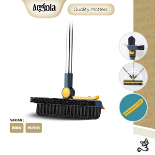 ANGOLA Sikat Dorong Lantai 3IN1 D29 Sikat Toilet Gagang Panjang / Wiper Pembersih Lantai