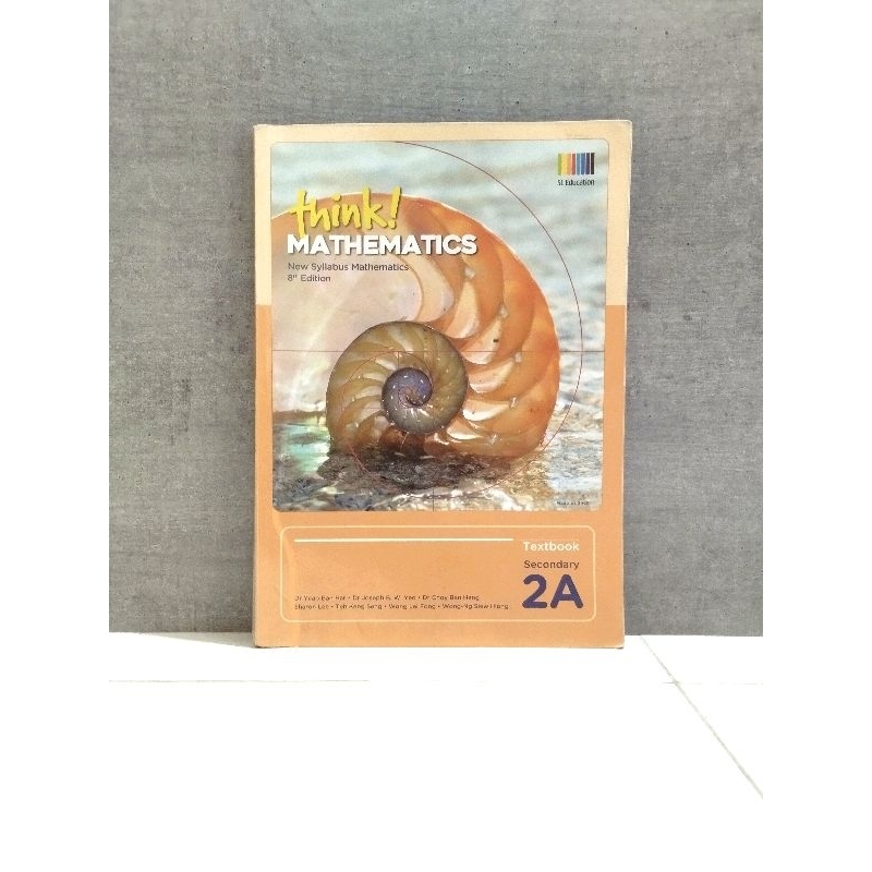 Jual buku think mathematics textbook 2a preloved mulus shopee indonesia