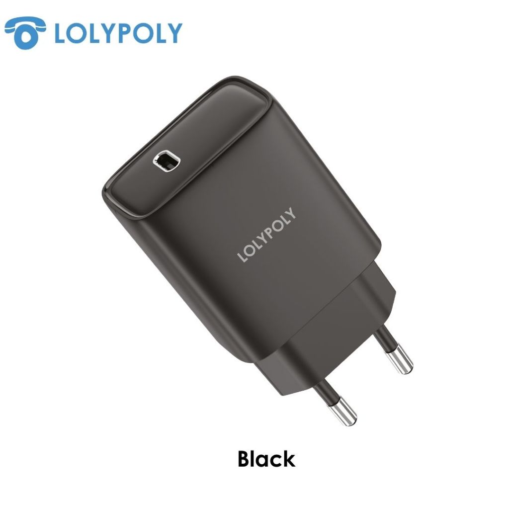 Jual LOLYPOLY Home Charger 25W PD Fast Charging USB-C | Shopee Indonesia