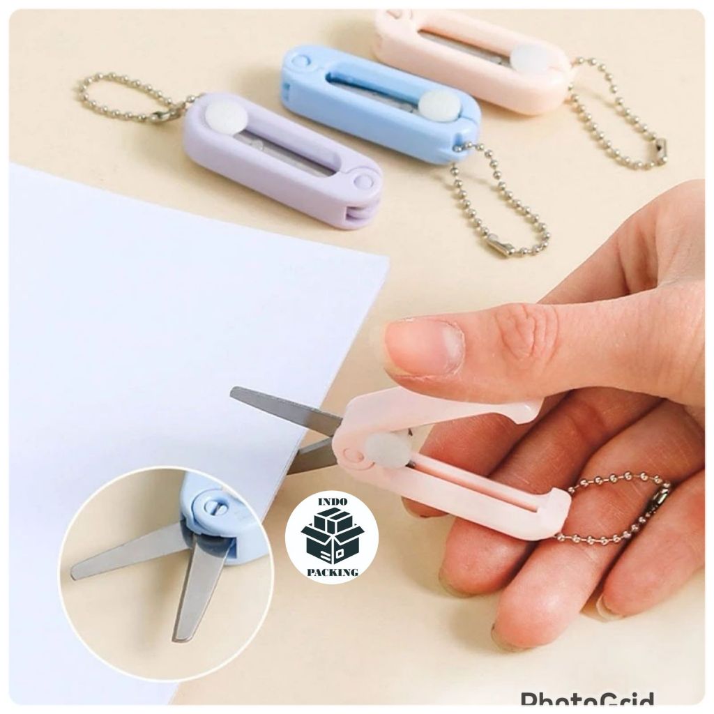 Jual Gunting Mini Lipat Kecil Lucu / Gunting Travelling / Peralatan ...