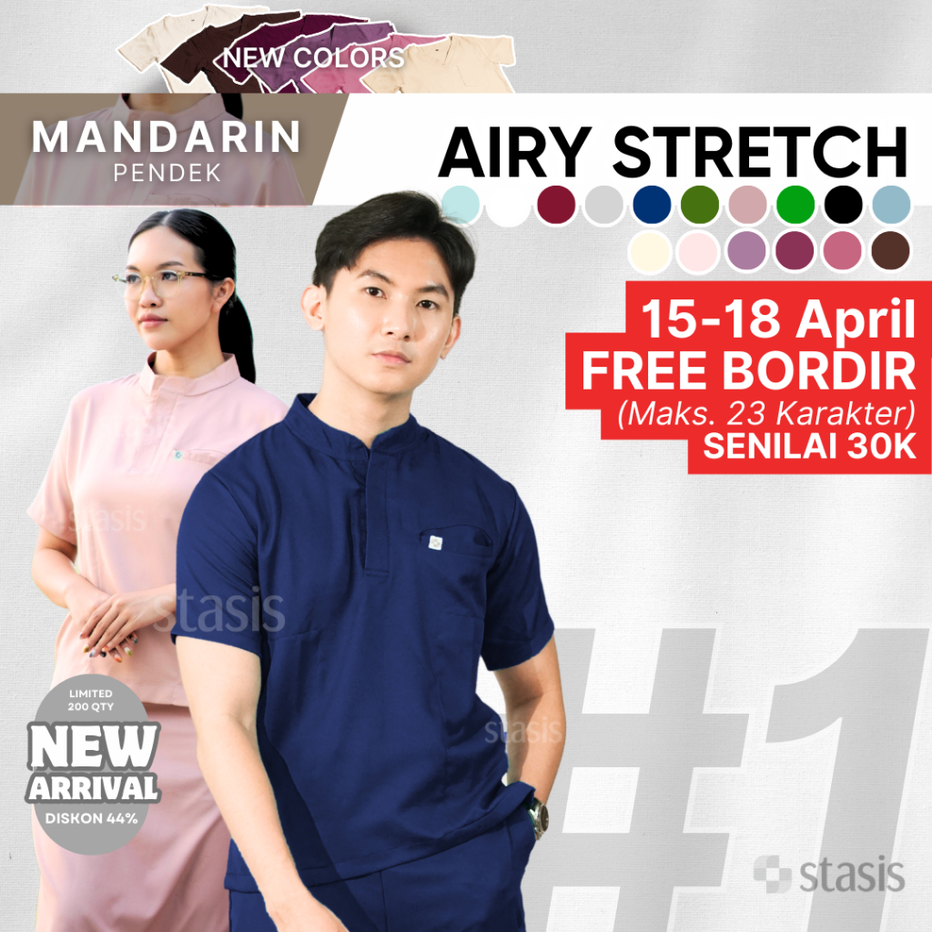 Jual Airy Stretch Baju Mandarin Pendek Home Of Stasis Warna I