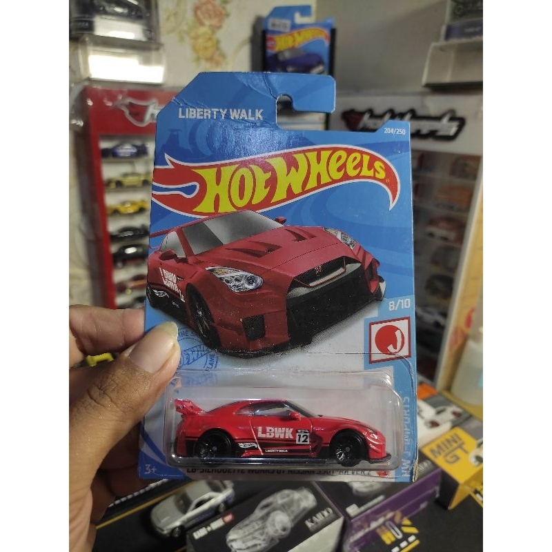 Jual Hot wheels lbwk r35 merah buble crak | Shopee Indonesia