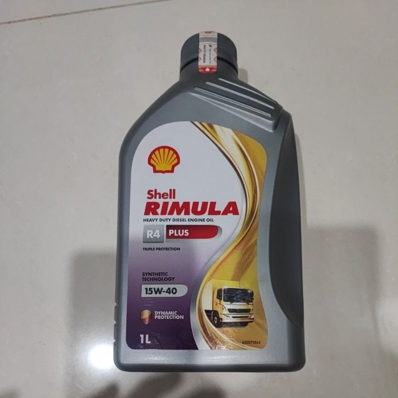 Jual oli shell rimula R4 plus 15w-40 (1liter) original | Shopee Indonesia