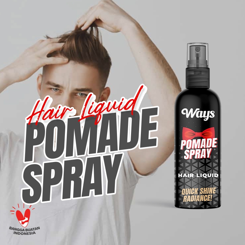 Jual POMADE SPRAY LIQUID / POMADE CAIR / MINYAK RAMBUT WAYS | Shopee ...