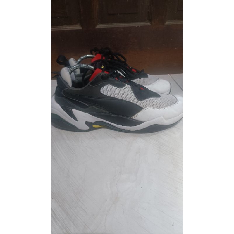 Jual Puma Thunder Spectra Black Original Preloved Size 44 Shopee Indonesia