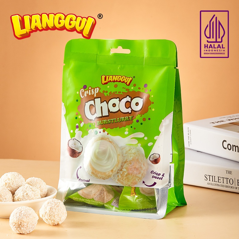 Jual [HALAL] LIANGGUI Crisp CHOCO COCONUT/ STRAWBERRY/ CHOCO & MILK ...