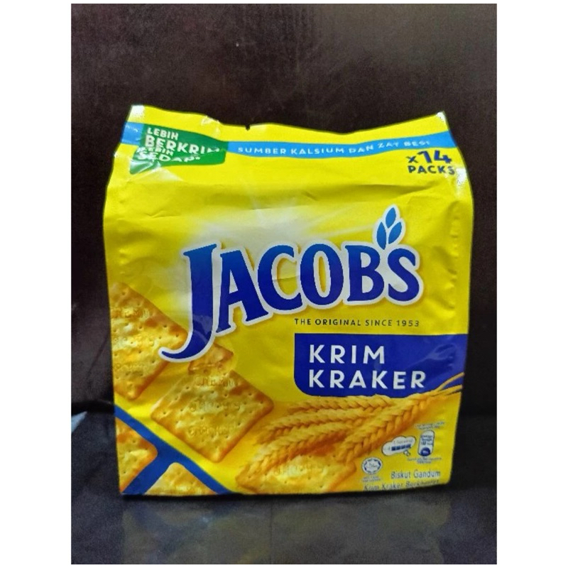 Jual Biskuit Jacobs Cream Cracker | Jacob Low Sodium Hi-Fibre 504g ...