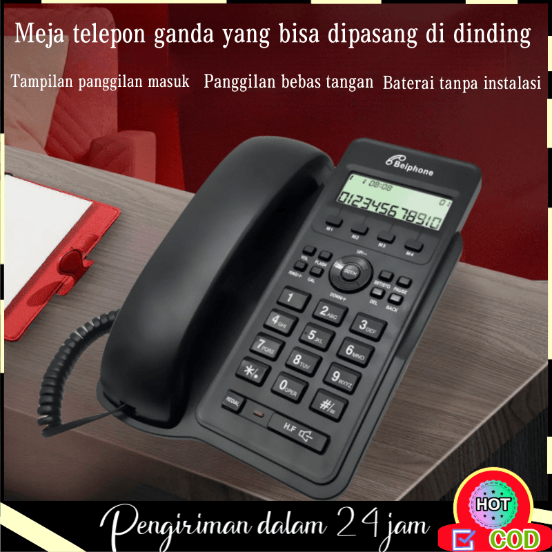 Jual Telepon bisnis kantor Telepon kabel tetap elepon kabel rumah ...