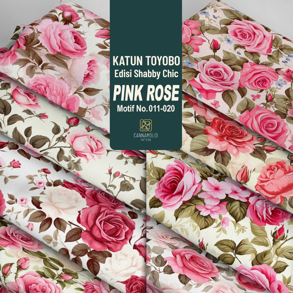 Jual Kain Toyobo Motif SHABBY CHIC Floral Vintage | Lebar 145cm | Katun ...