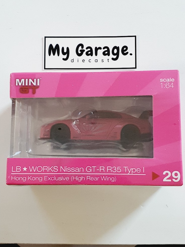 Jual Mini GT no 29 - Nissan GT-R R35 Pink Hong Kong | Shopee Indonesia