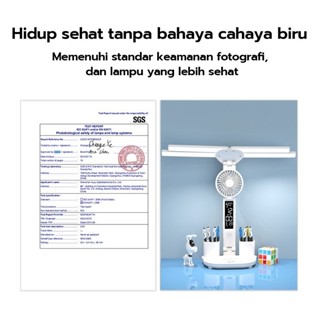 Jual Ready Garansi Tahun Lampu Meja Multifungsi In Led Lipat Empat