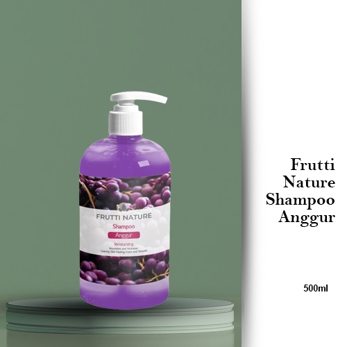 Jual Frutti Nature Shampoo Anggur 500ml Untuk Rambut Rontok | Shopee ...