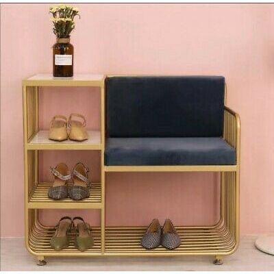 Jual Rak Sepatu Rhea, Bahan Besi Holo TOP Kayu Lapis HPL Motif Marble ...