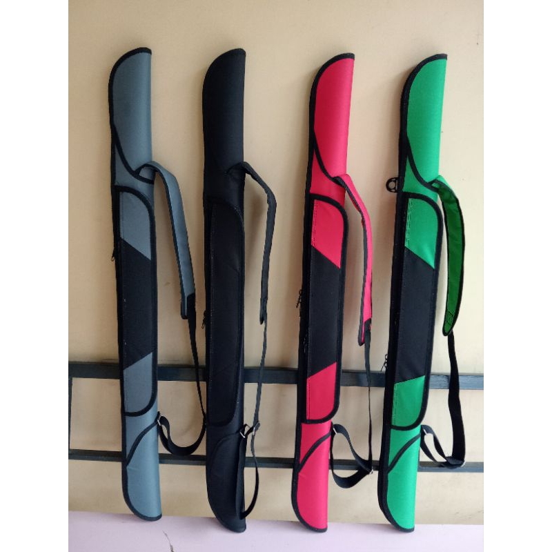 Konger Hengelfoudraal Carbon Hardcase 140 cm/158 cm Hengeltas Hengelbuis TOP ! (140), grijs/zwart